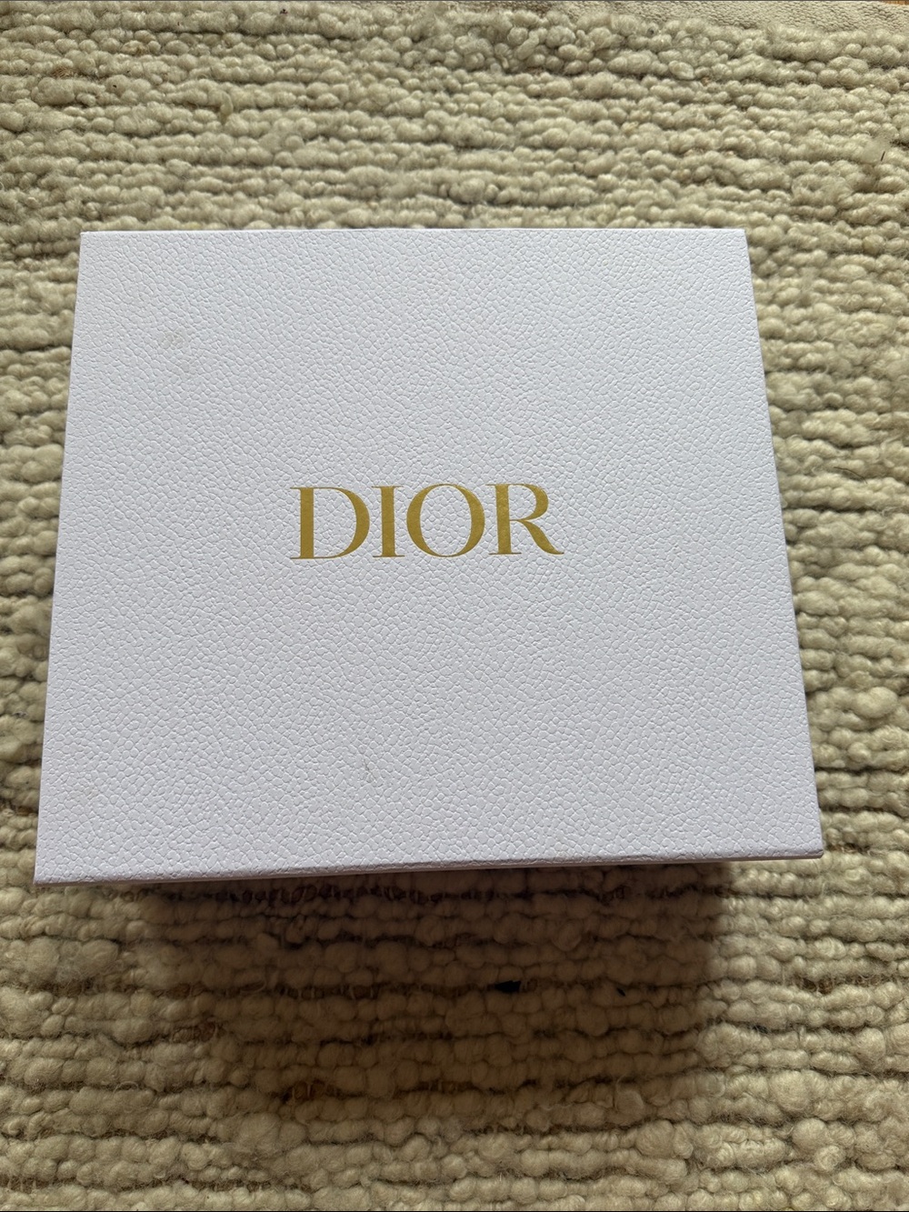 Dior White Box with Gold Logo large